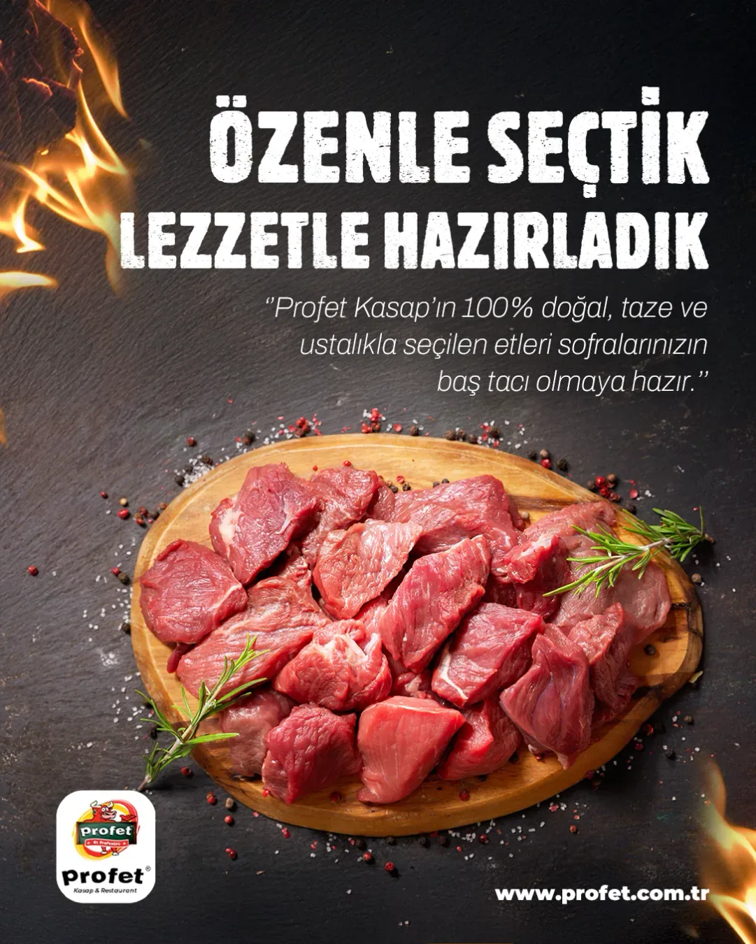 Profet Kasap & Restaurant Ordu sosyal medya referansı (Post)